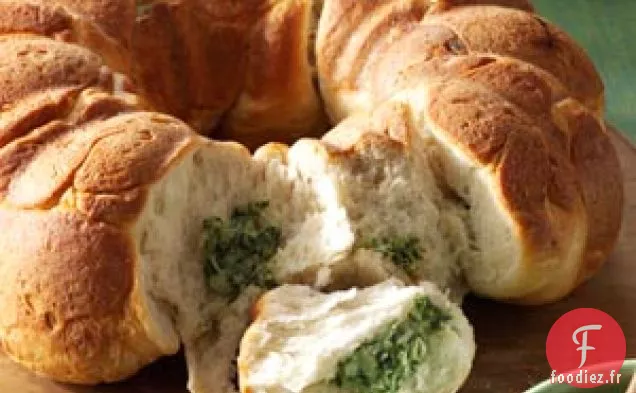 Trempette aux épinards