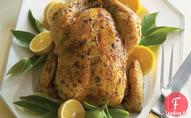 Poulet Rôti à l'Échalote au Citron Meyer