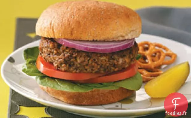 Burgers de bœuf aux haricots