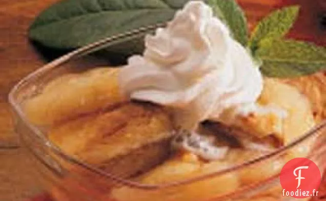 Cobbler aux pommes et biscuits