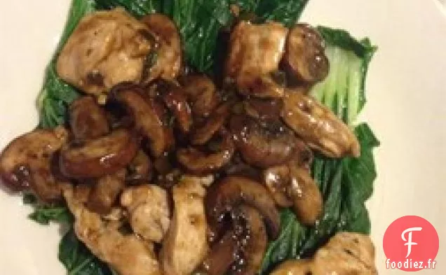 Bok Choy à la chinoise avec sauce aux champignons