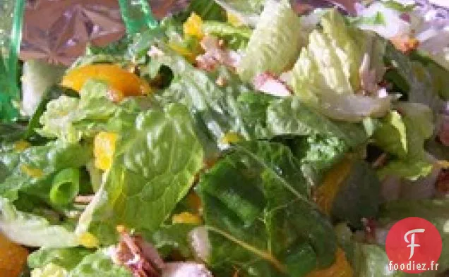 Salade d'amandes mandarines