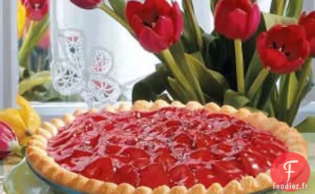 Tarte Satinée Aux Fraises