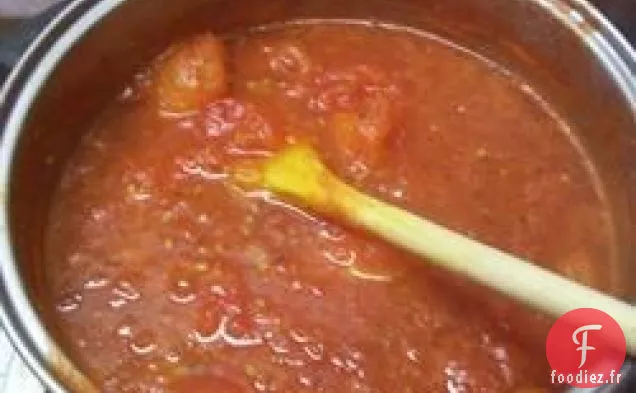Compote de tomates maison