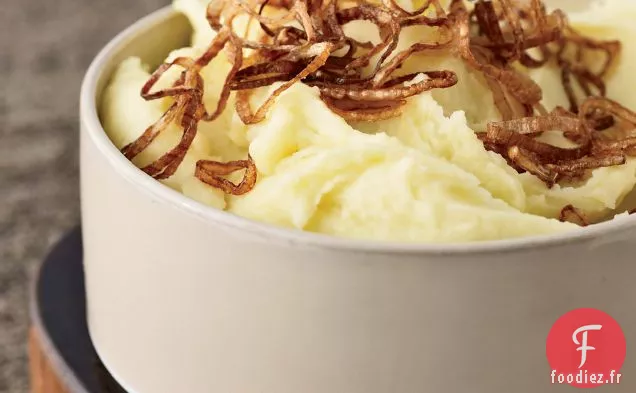 Purée de Pommes de Terre aux Échalotes Croustillantes