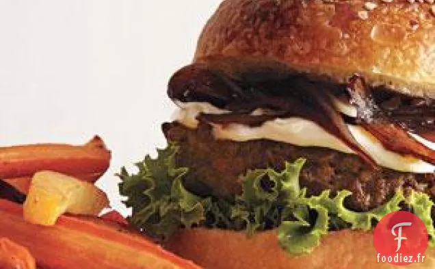 Burgers Aux Échalotes Et Frites De Légumes