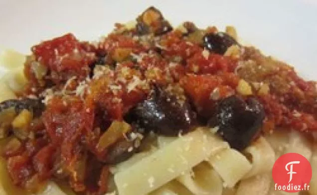 Sauce Puttanesca ou Kalamata Kwik