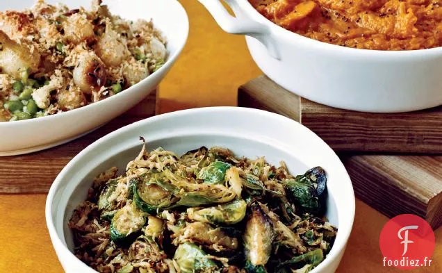 Feuilles de Moutarde Crémeuses aux Échalotes frites