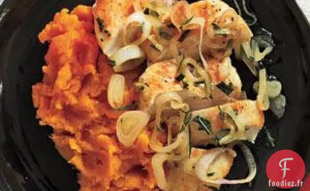 Recette De Poulet Et Patates Douces Aux Échalotes