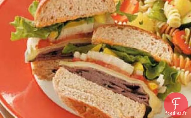 Sandwichs au bœuf grillé