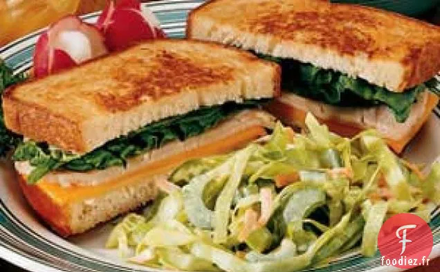 Sandwichs à la dinde grillée