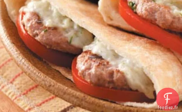 Mini-burgers grecs