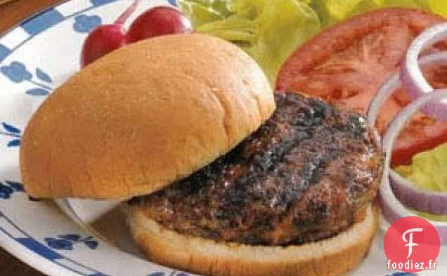 Burgers de bœuf grillés