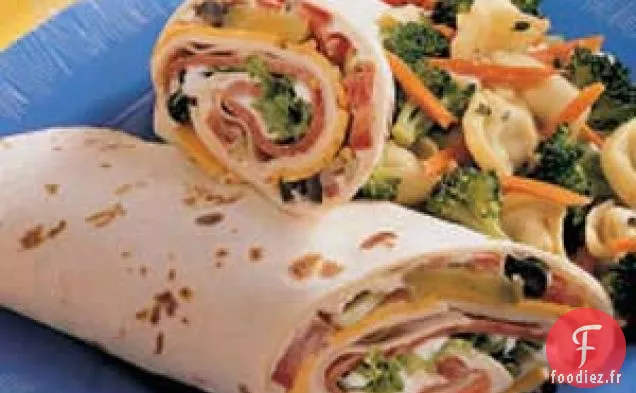 Roulés de légumes de charcuterie