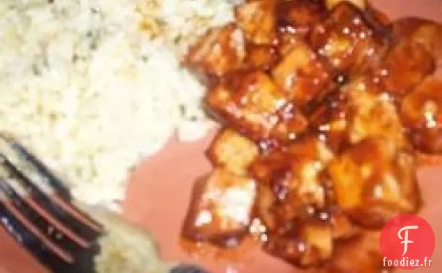 Tofu mariné