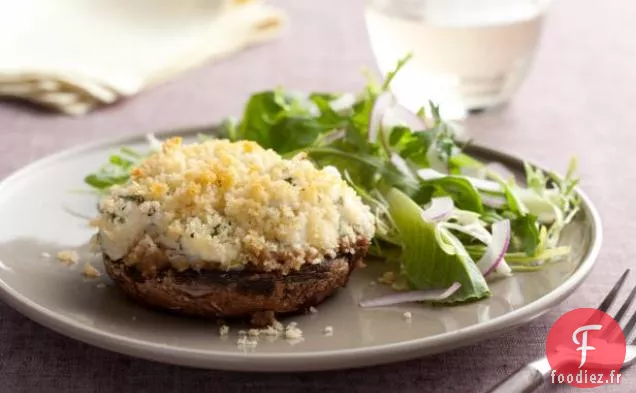 Champignons farcis au crabe