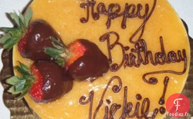 Gâteau éponge aux abricots