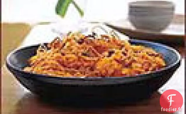 Patates Douces Fouettées aux Échalotes Croustillantes