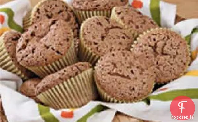 Cupcakes ange chocolat-noix de coco