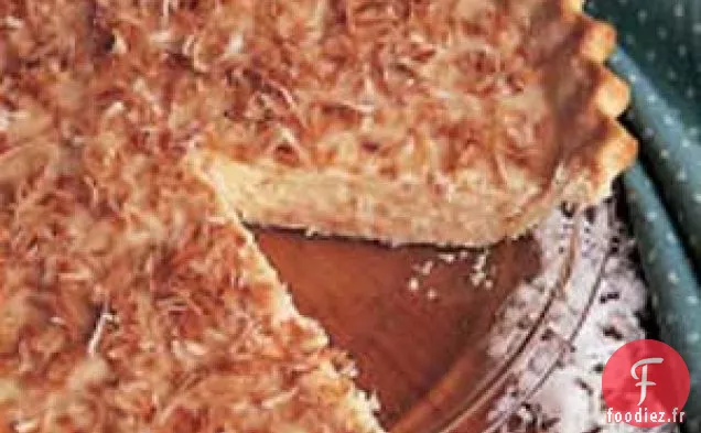 Tarte à la crème de noix de coco facile