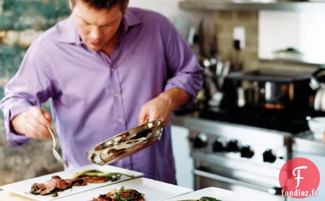 Jupe Steak au Beurre Shiso-Échalote