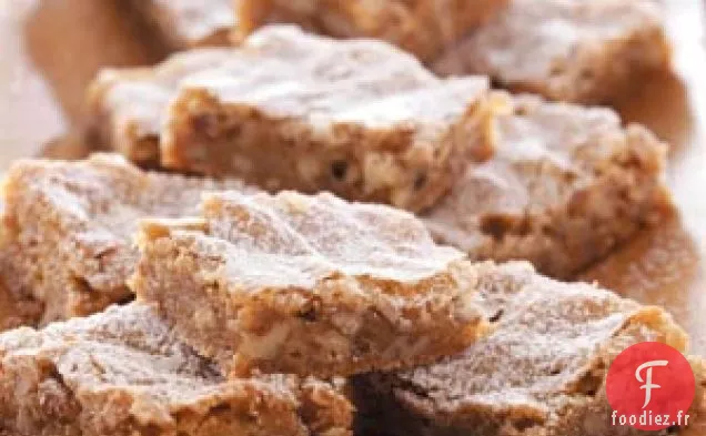 Barres au caramel et aux pacanes