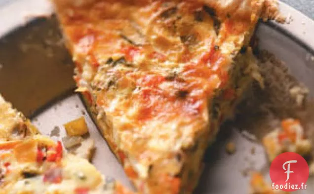 Quiche arc-en-ciel