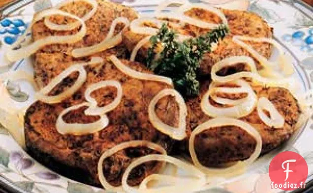 Côtelettes de porc récoltées