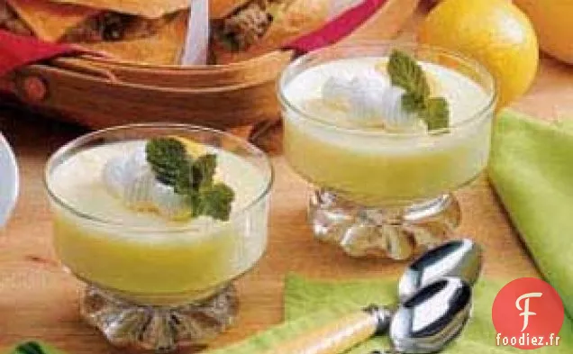 Dessert moelleux au citron