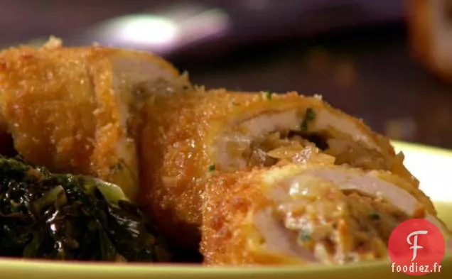 Roulades de poulet au chorizo et manchego