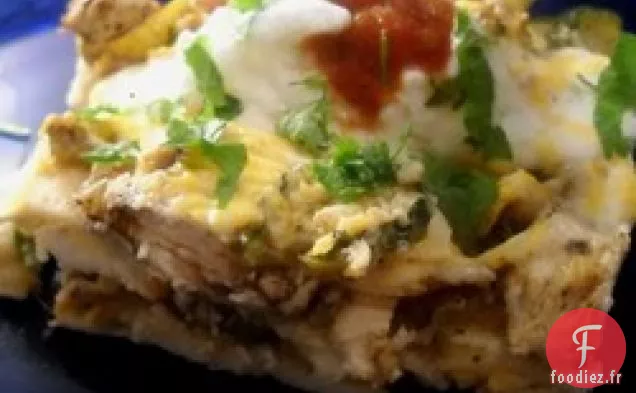 Casserole de tortillas aux courgettes