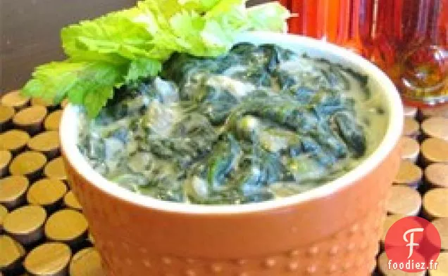 Casserole crémeuse aux épinards