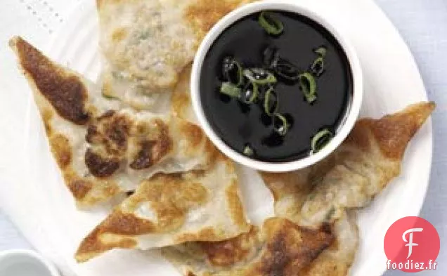 Autocollants pour pot Wonton avec réduction de soja