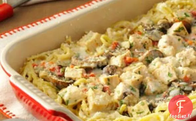 Tetrazzini crémeux à la dinde