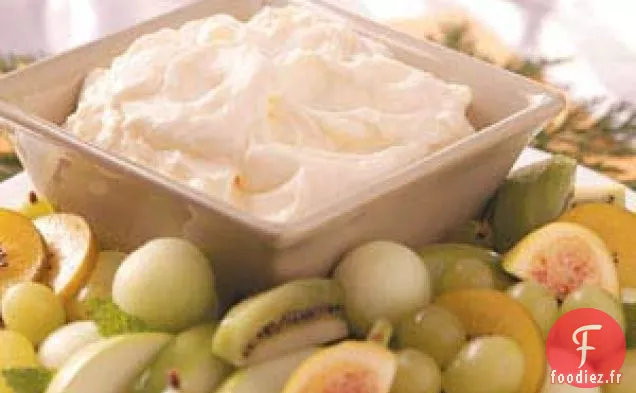 Trempette moelleuse aux fruits