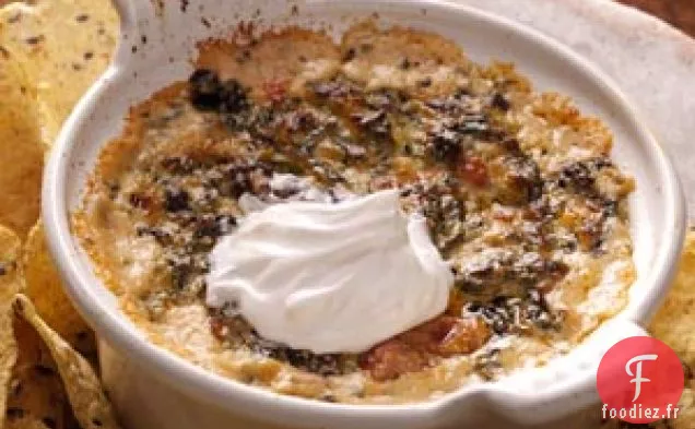 Trempette aux épinards de Santa Fe