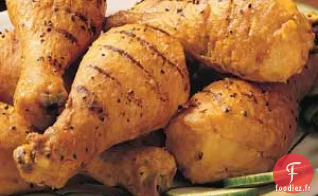 Poulet grillé pour les amateurs de moutarde