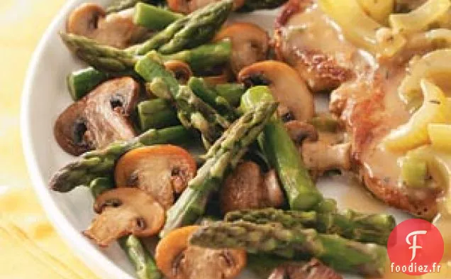 Asperges aux Champignons