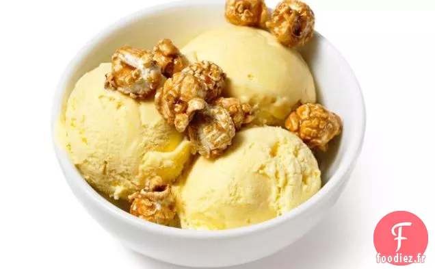 Glace au maïs sucré