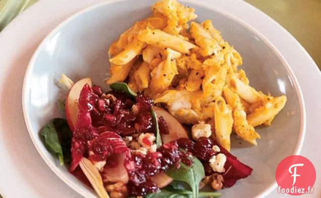 Pâtes à l'Échalote Rôtie et à la Courge Musquée