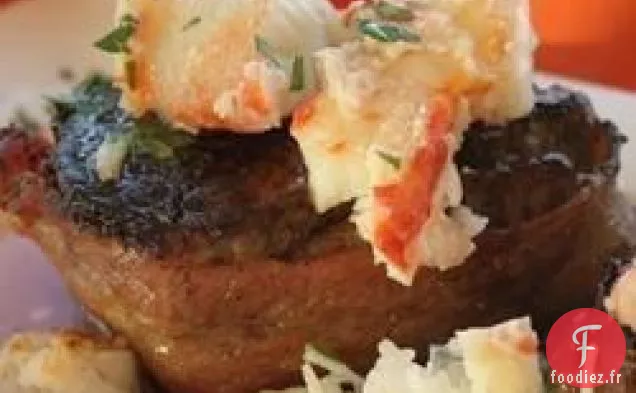 Filets de crabe poêlés appétissants