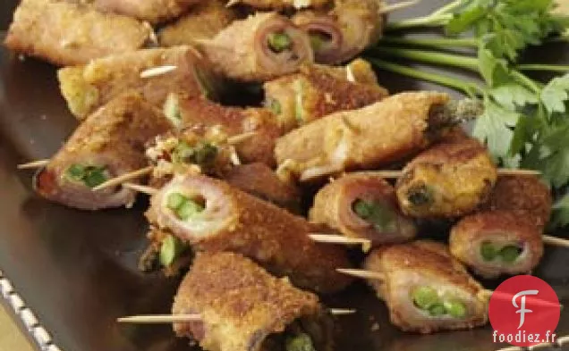 Tourbillons de jambon aux asperges