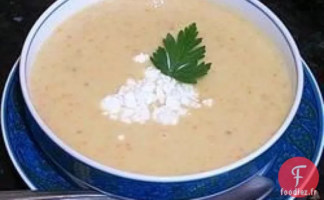 Soupe de patates douces et de pommes
