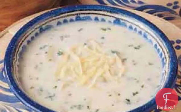 Soupe de pommes de terre au fromage