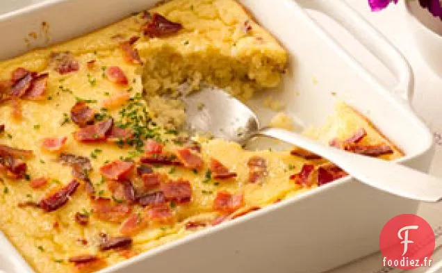Gruau soufflé à l'érable et au bacon