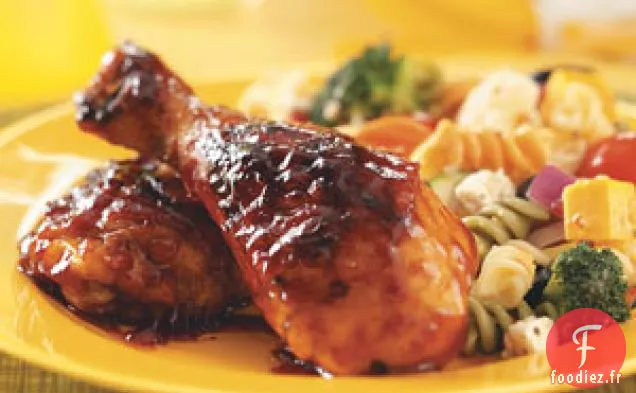 Poulet barbecue épicé grillé
