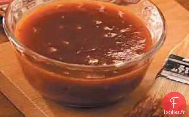 Sauce barbecue à la rhubarbe