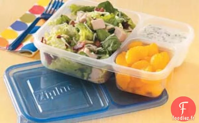 Salade de poulet mélangée