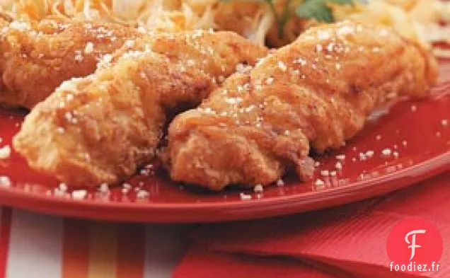 Lanières de poulet frites du Sud