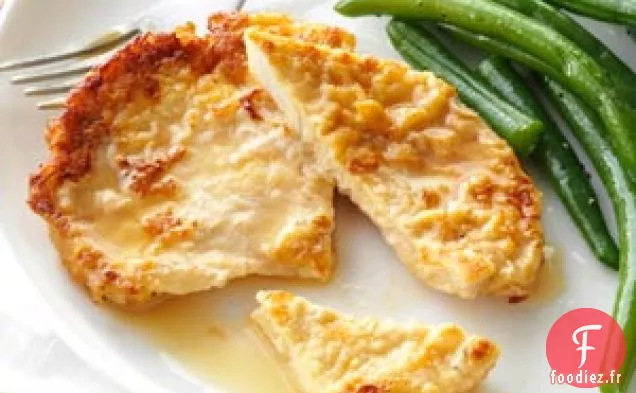 Escalopes de dinde à la sauce au vin et au citron